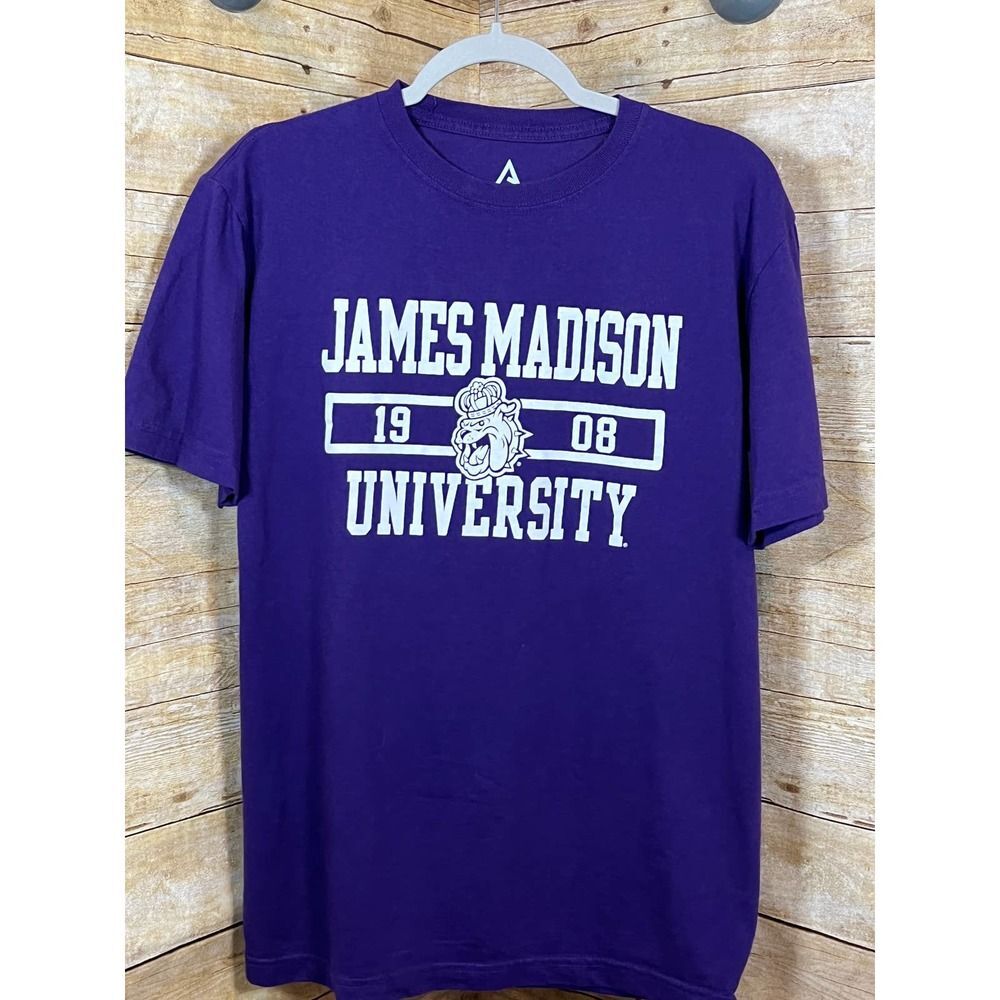 AUGUSTA SPORTSWEAR JAMES MADISON UNIVERSITY BULLDOGS UNISEX COTTON CREWNECK TEE